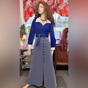 JENNIFER GEE  True Vintage Maxi Dress Union Made in USA